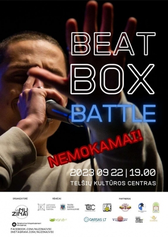 Beat Box Battle – nemokamas, unikalus šou Telšiuose